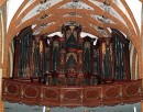 Vue de l'orgue Creutzburg/Eule (1737-2007) de St. Cyriakus (Duderstadt). Crédit: //michalowsky-online.de/kirchen/eichsfeld/bw17.htm