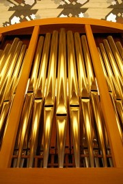 Montre de l'orgue (détail central). Cliché personnel