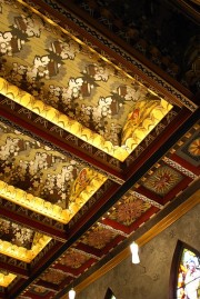 Vue du fabuleux plafond peint par Cingria. Cliché personnel