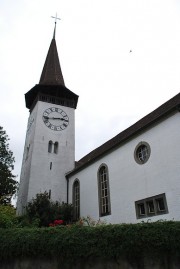 Vue extérieure de l'église d'Oberdiessbach. Cliché personnel