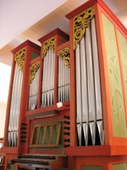 Eglise de St-Brais. L'orgue. Cliché personnel