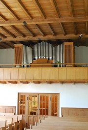 Vue de l'orgue depuis la chaire. Cliché personnel