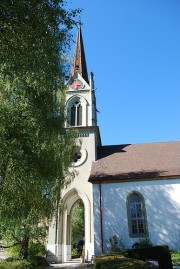 Dernière vue de l'église de Gotthelf. Cliché personnel en 2010