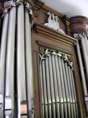 Autre vue de l'orgue. Eglise de Saulcy. Cliché personnel