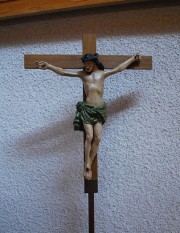 Christ en croix dans le choeur. Cliché personnel