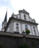 Vue de l'église de Schüpfheim. Cliché personnel