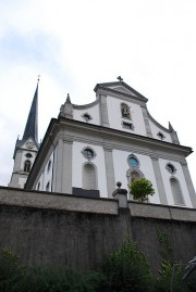 Vue de l'église de Schüpfheim. Cliché personnel (sept. 2010)