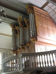 Le magnifique orgue d'Avenches: le buffet du 18ème s. est de S. Scherrer. Cliché personnel