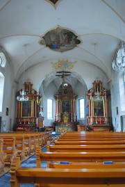 Vue intérieure de cette église baroque. Cliché personnel