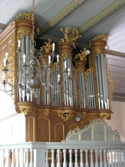 Superbe orgue au Temple d'Avenches. Cliché personnel