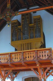 Une dernière photo de l'orgue de l'église réformée de Bad Ragaz. Cliché personnel