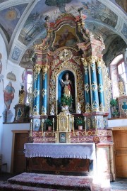 Vue du maître-autel, chef-d'oeuvre baroque. Cliché personnel