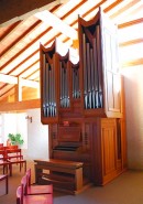 Vue de l'orgue Späth (1986) de l'église de Valbella. Cliché personnel (juill. 2010)