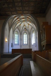 Vue de la nef et du choeur gothique. Cliché personnel