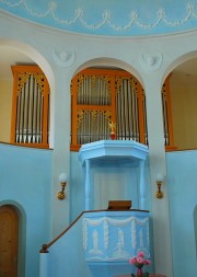 Autre vue intérieure avec l'orgue. Cliché personnel