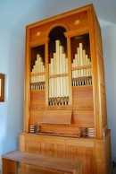 Vue de l'orgue Caluori de l'église réformée de Says. Cliché personnel (juill. 2010)