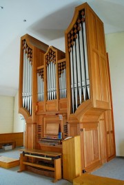 Belle vue de l'orgue en tribune. Cliché personnel