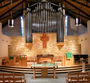 Façade de l'orgue Nichols & Simpson à la Northridge Presbyterian Church, Dallas. Crédit: http://www.nicholsandsimpson.com/