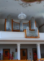 Une vue de l'orgue Metzler. Cliché personnel