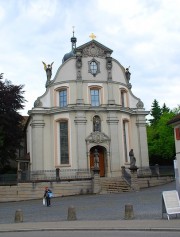 Vue de l'église St-Colomban à Rorschach. Cliché personnel (mai 2011)