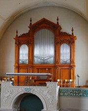 Vue de l'orgue Kuhn. Cliché personnel