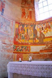Autres peintures de l'abside centrale. Cliché personnel