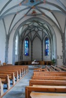Vue intérieure de la nef gothique. Cliché personnel