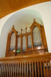 L'orgue de la Ferrière restauré. Cliché personnel (août 2011)