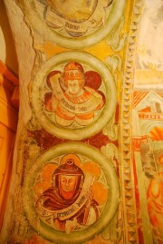 Peintures murales de l'ancien choeur. Cliché personnel