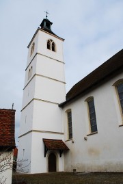 L'église catholique de Rodersdorf. Cliché personnel (début mars 2012)