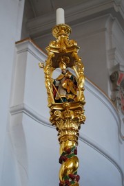 Bâton ou torche de procession (17ème s.). Cliché personnel