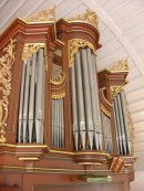 L'orgue Kuhn de Neuenegg (1946) dans un buffet du 18ème siècle. Cliché personnel