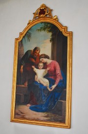 Un tableau (la Sainte Famille). Cliché personnel