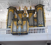 Belle vue de l'orgue en contre-plongée. Cliché personnel