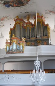 Vue du grand orgue Goll. Cliché personnel