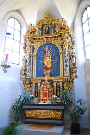 Superbe maître-autel baroque. Cliché personnel