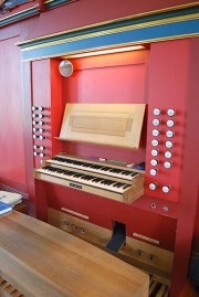 Console de l'orgue Goll. Cliché personnel