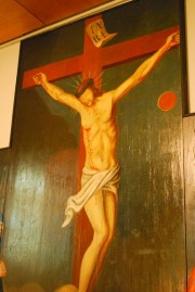 Christ peint (triptyque): dans la chapelle de M. Benedikta Muff. Cliché personnel