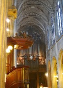 Autre vue du grand orgue Clicquot (sortie de la messe). Cliché personnel