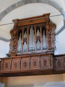 L'orgue historique (1696) de Brissago. Cliché personnel (juin 2012)