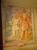 Baptême du Christ (peinture murale). Cliché personnel