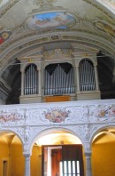 Vue de l'orgue Mascioni de Cevio. Cliché personnel (juin 2012)