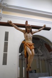 Une crucifixion remarquable vers le choeur. Cliché personnel