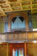 Vue de l'orgue de l'église de Palagnedra (1914). Cliché personnel (juin 2012)