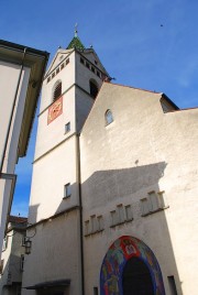 Vue de l'église St-Nicolas de Wil. Cliché personnel (automne 2012)