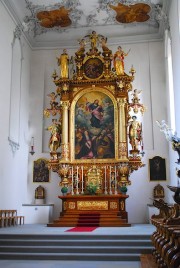 Le maître-autel baroque. Cliché personnel