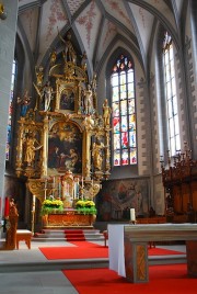 Vue du maître-autel datant de 1622. Cliché personnel