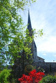 Vue extérieure de l'église de Lungern. Cliché personnel (mai 2013)