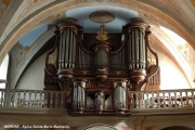 Orgue Carlen de l'église de Morzine, restauré par X. Silbermann. Source: http://structurae.info/