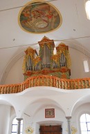 Orgue Mathis de la Dorfkapelle de Sarnen. Cliché personnel (mai 2014)